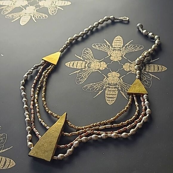 Hand Forged Sterling Silver Tribal Heriloom African Berber Necklace - Picture 1 of 4